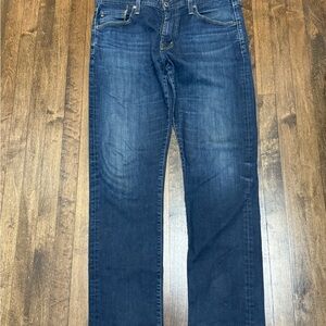 Mens Adriano Goldschmied Dark Blue Jeans 34 x 34 Great Condition!